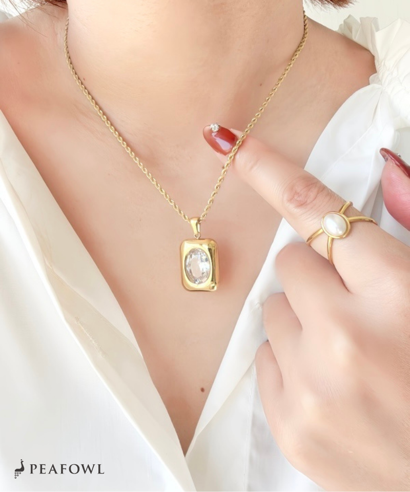 Rope Stone Necklace