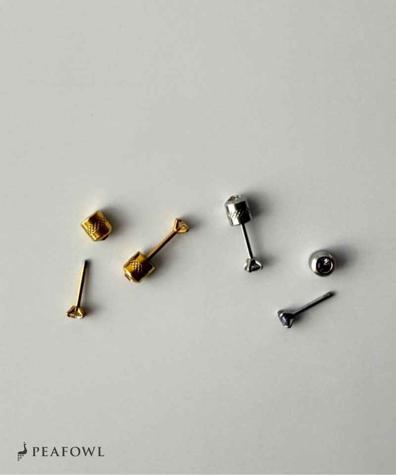 3mm Zircon Single Pierce