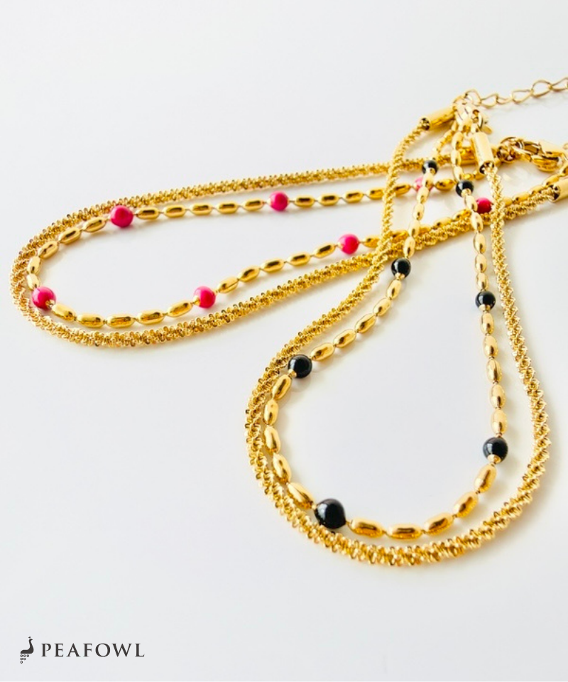 Bead Mix Chain Bracelet