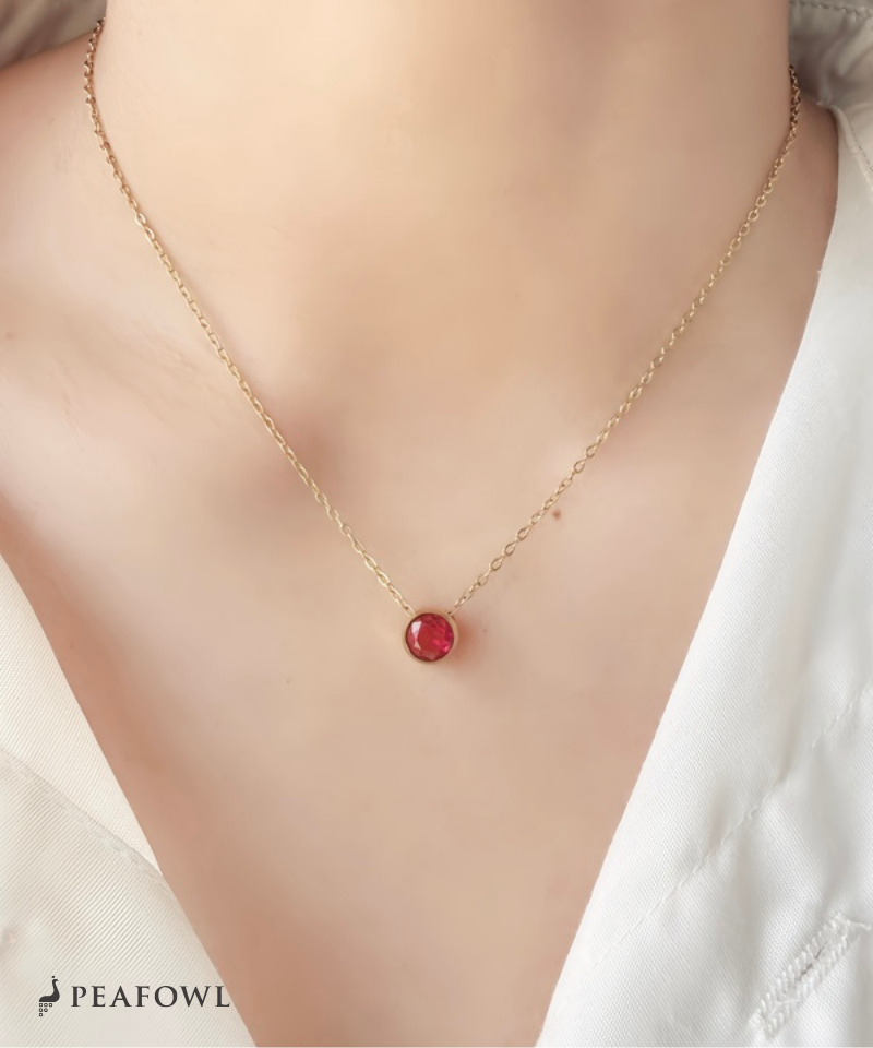 Birthstone Color Necklace