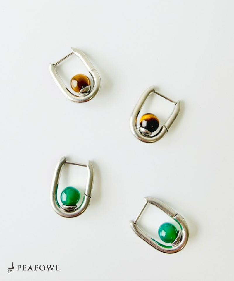 Stone Oval Frame Pierce