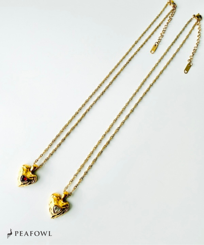 Hammered Heart Necklace