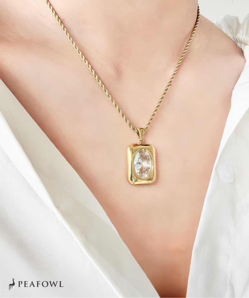 Rope Stone Necklace