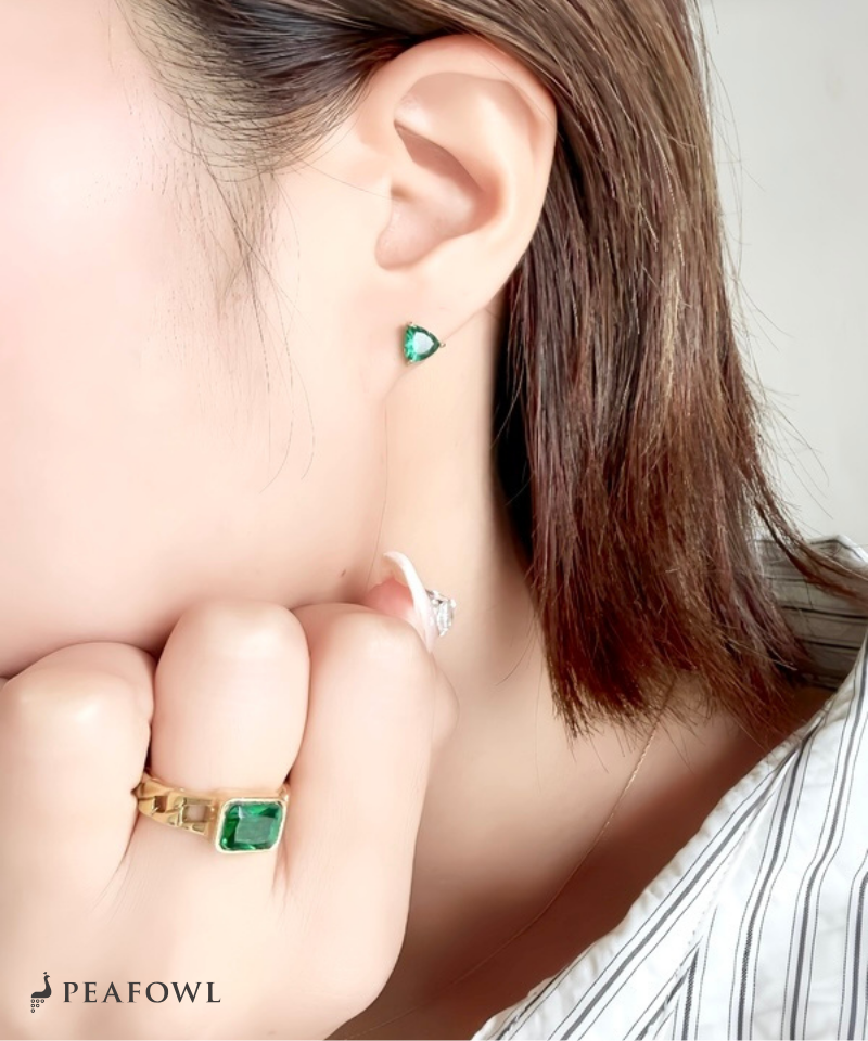 Triangle Green Pierce