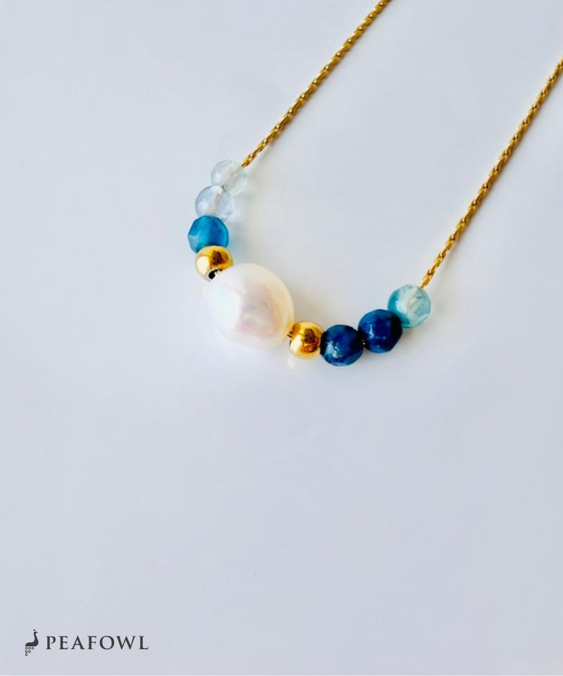 Pearl Bijou Line Necklace