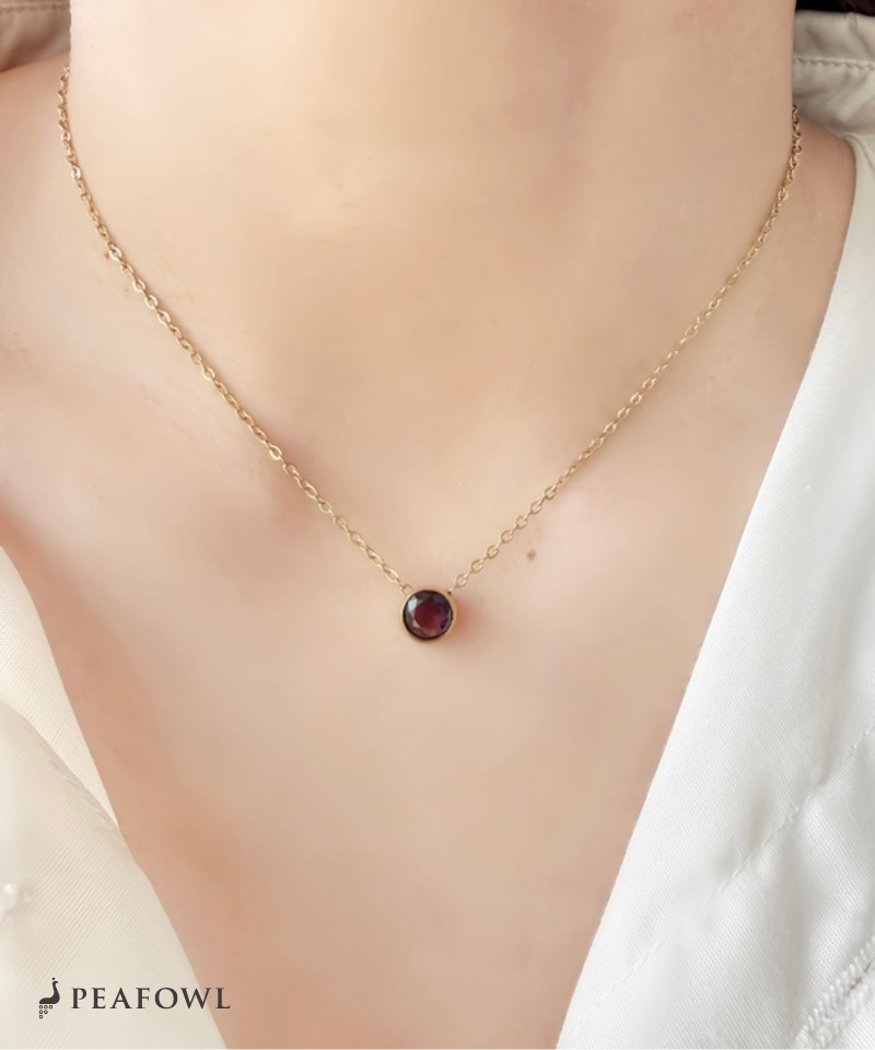 Birthstone Color Necklace