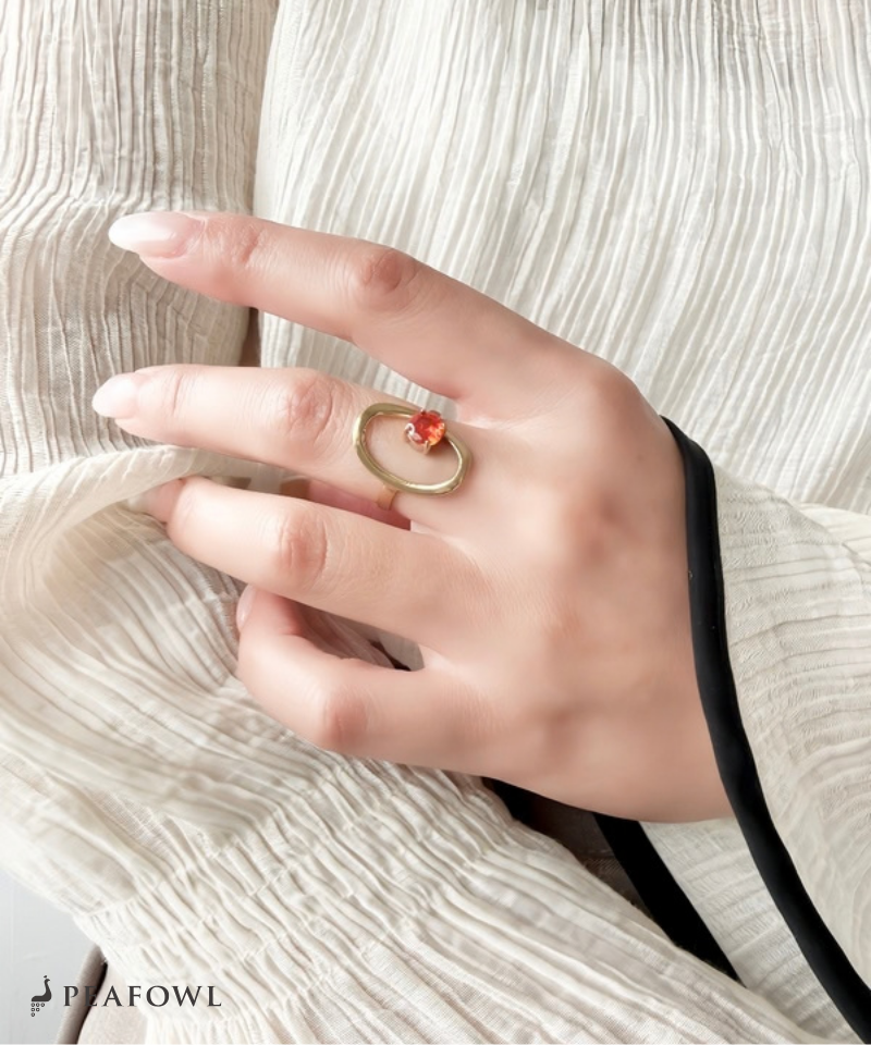 Floating Stone Ring