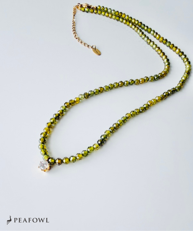 Olive Beads Necklace