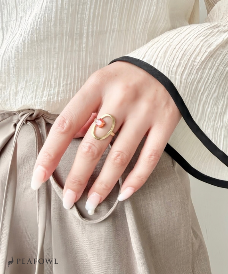 Floating Stone Ring