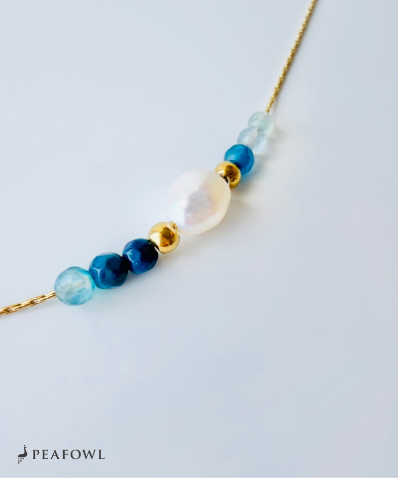 Pearl Bijou Line Necklace