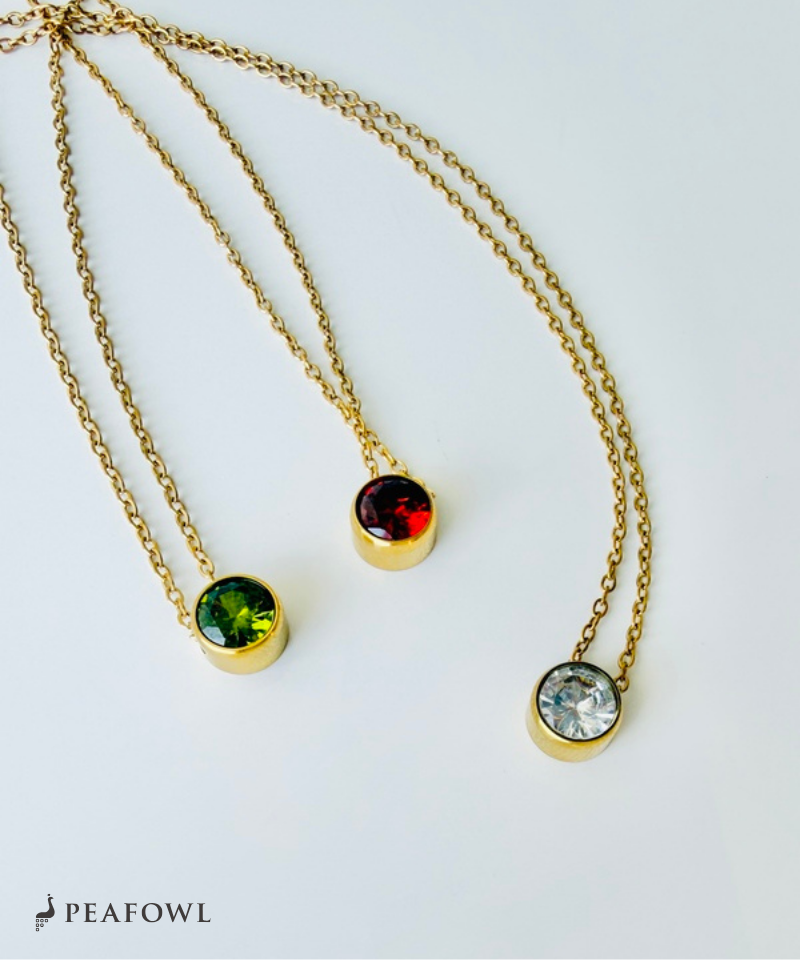 Birthstone Color Necklace
