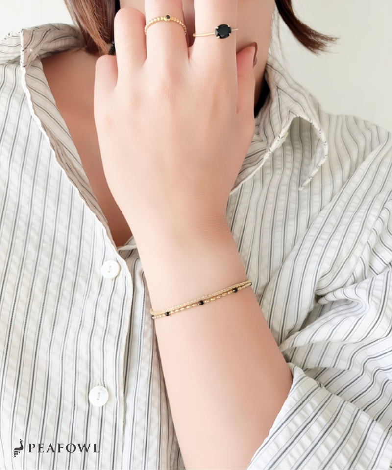 Bead Mix Chain Bracelet