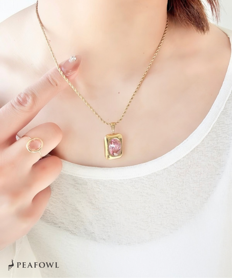 Rope Stone Necklace