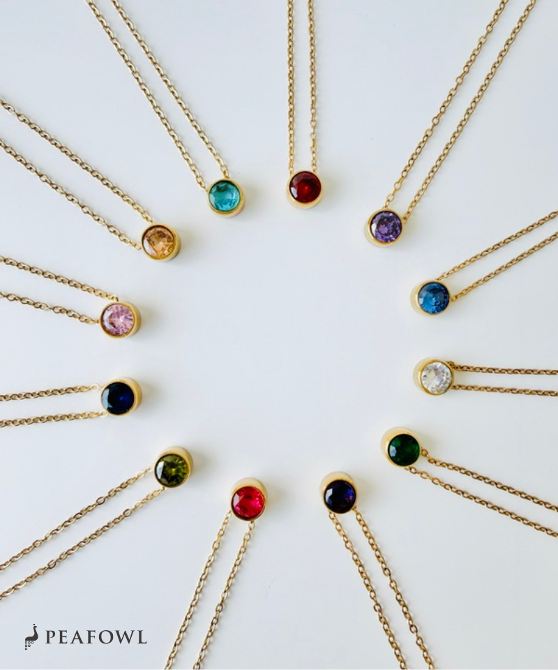 Birthstone Color Necklace