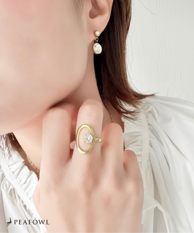 Floating Stone Ring