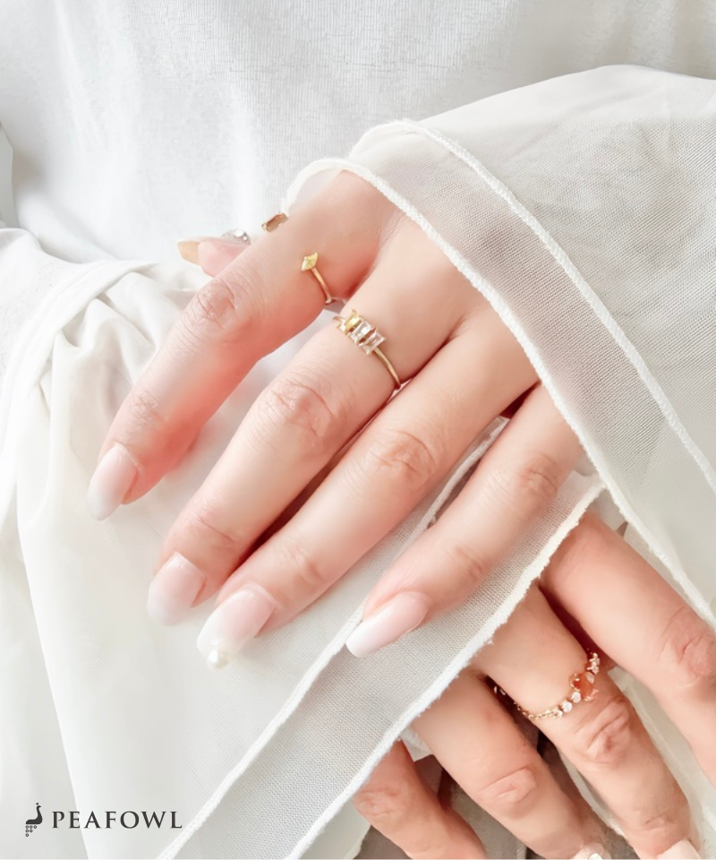 Trio Color Stone Ring