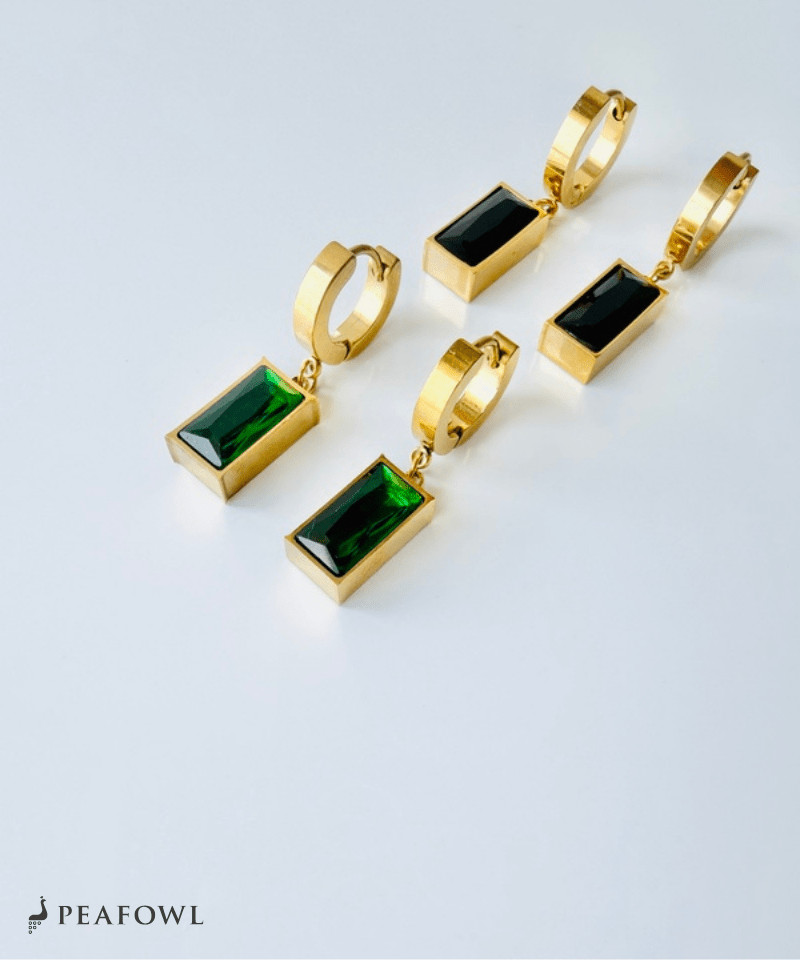 Block Hoop Pierce - peafowl