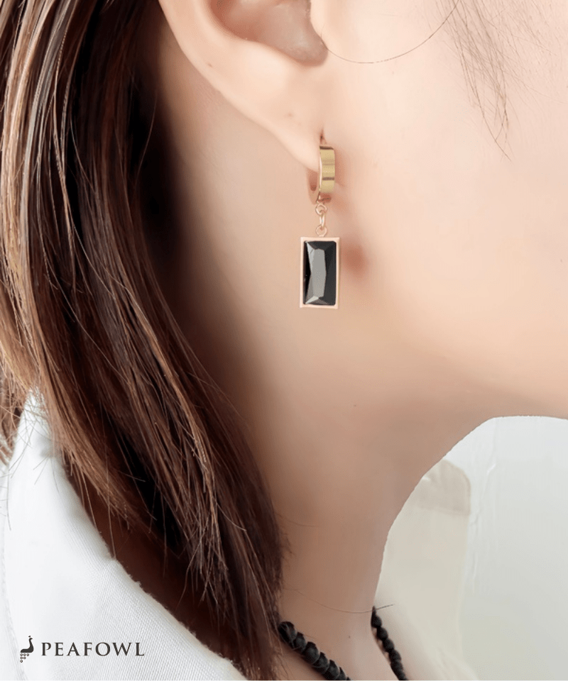 Block Hoop Pierce - peafowl