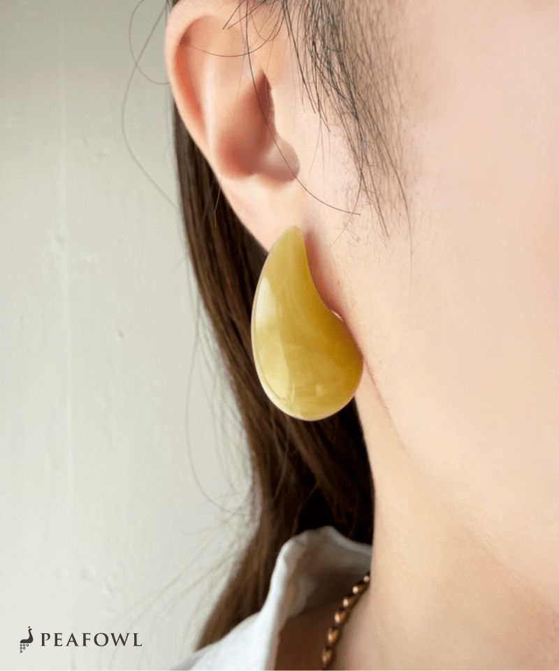 Drop Color Pierce - peafowl