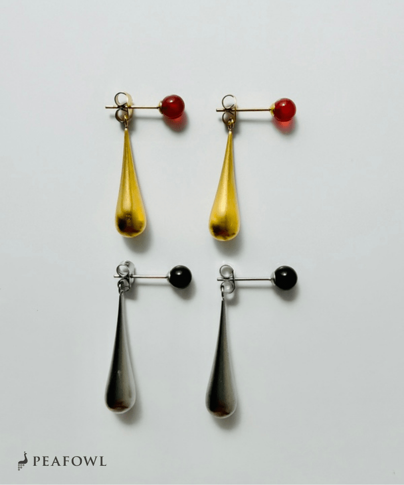 Drop Line Pierce - peafowl