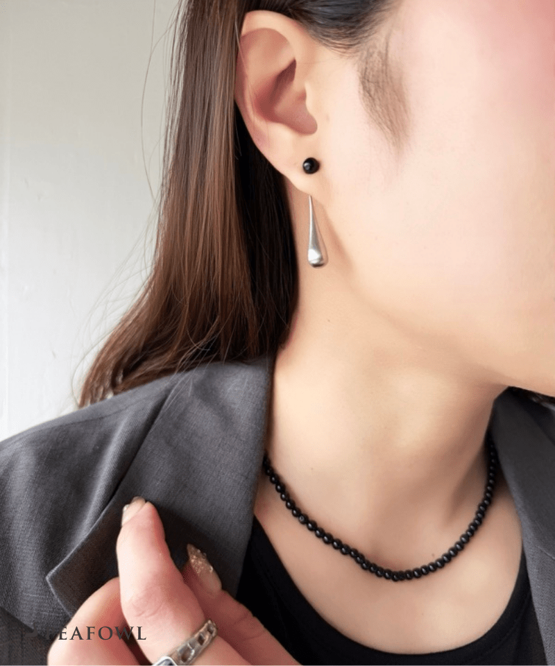 Drop Line Pierce - peafowl