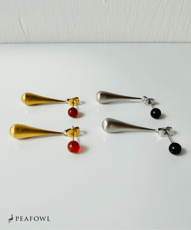 Drop Line Pierce - peafowl