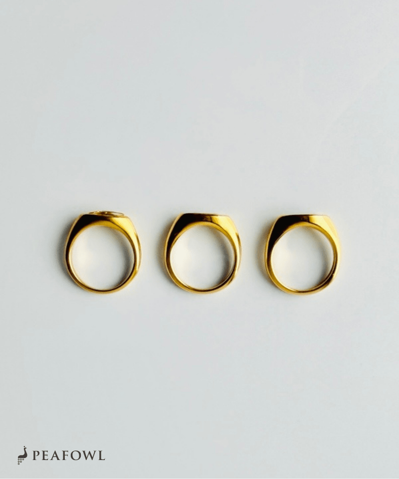 Drop Zircon Ring - peafowl