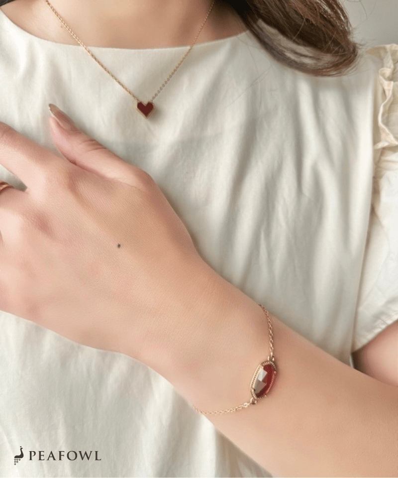 Elegant Claw Crystal Bracelet - peafowl