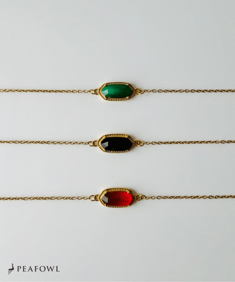 Elegant Claw Crystal Necklace - peafowl