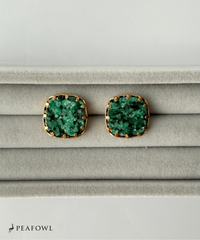 Marble Green Pierce - peafowl