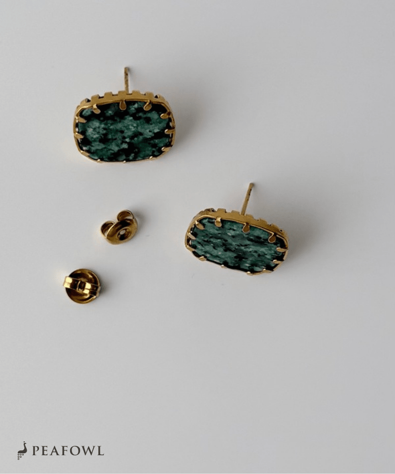 Marble Green Pierce - peafowl