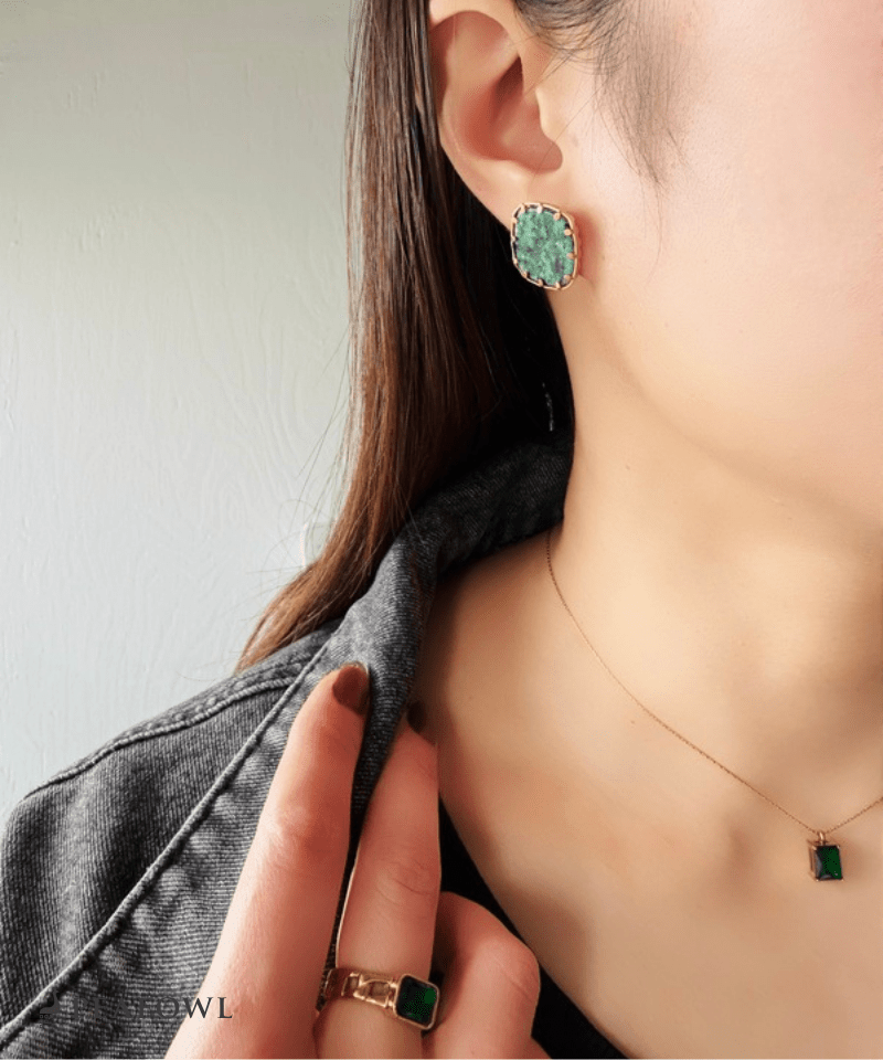 Marble Green Pierce - peafowl