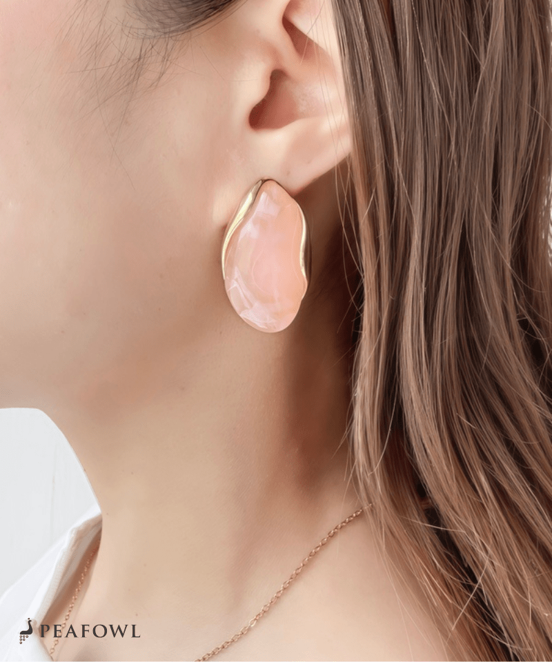 Marble Stone Pierce - peafowl