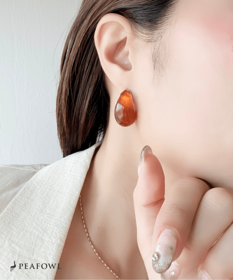 Marble Wrap Pierce - peafowl