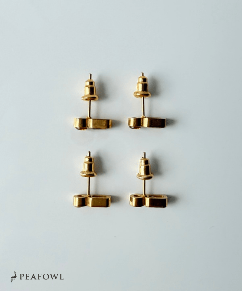 Mini Bottle Stone Pierce - peafowl