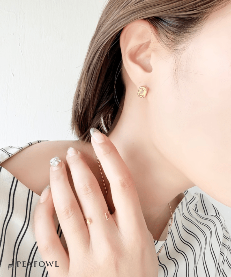Octagon Flame Pierce - peafowl