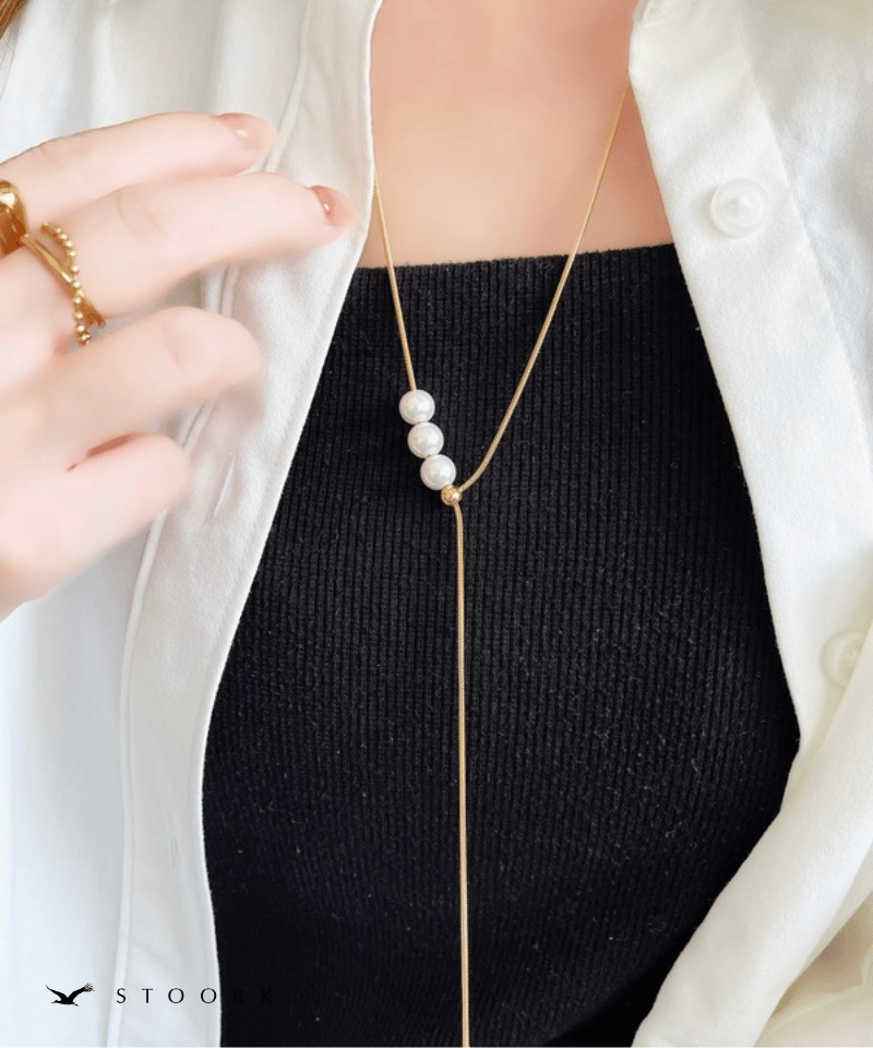 Pearl Slider Necklace