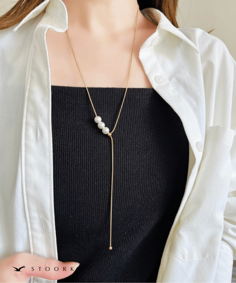 Pearl Slider Necklace