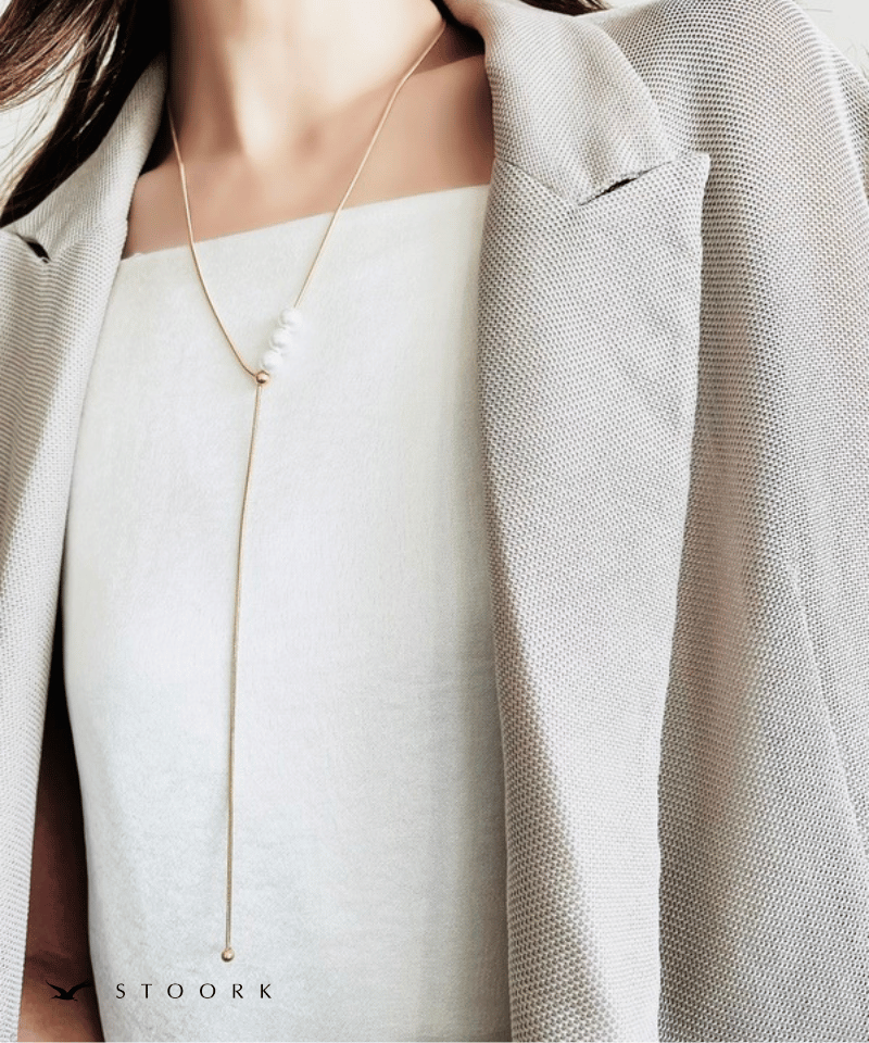 Pearl Slider Necklace