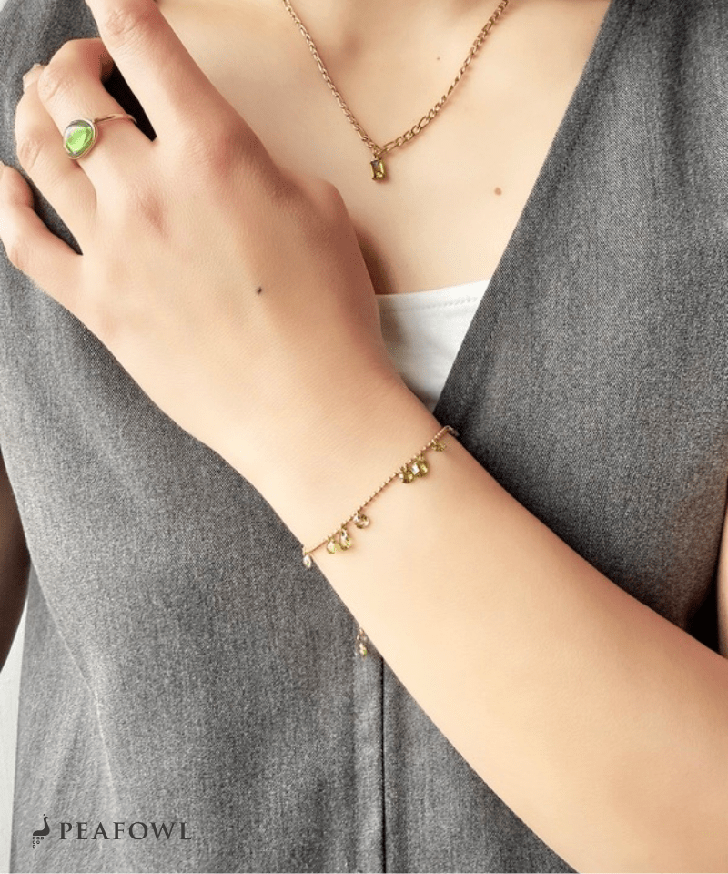 Petite Fruit Bracelet - peafowl