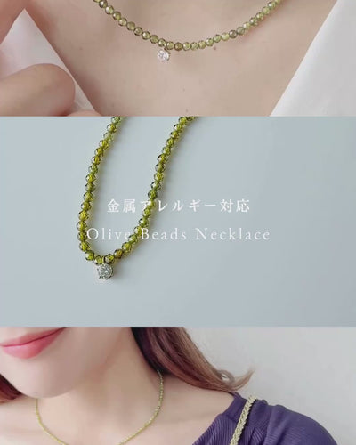 Olive Beads Necklace