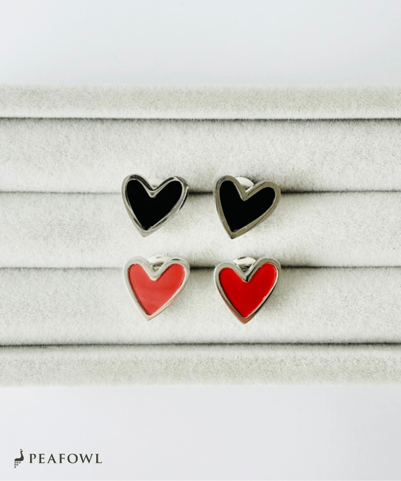 Simple Heart Pierce - peafowl