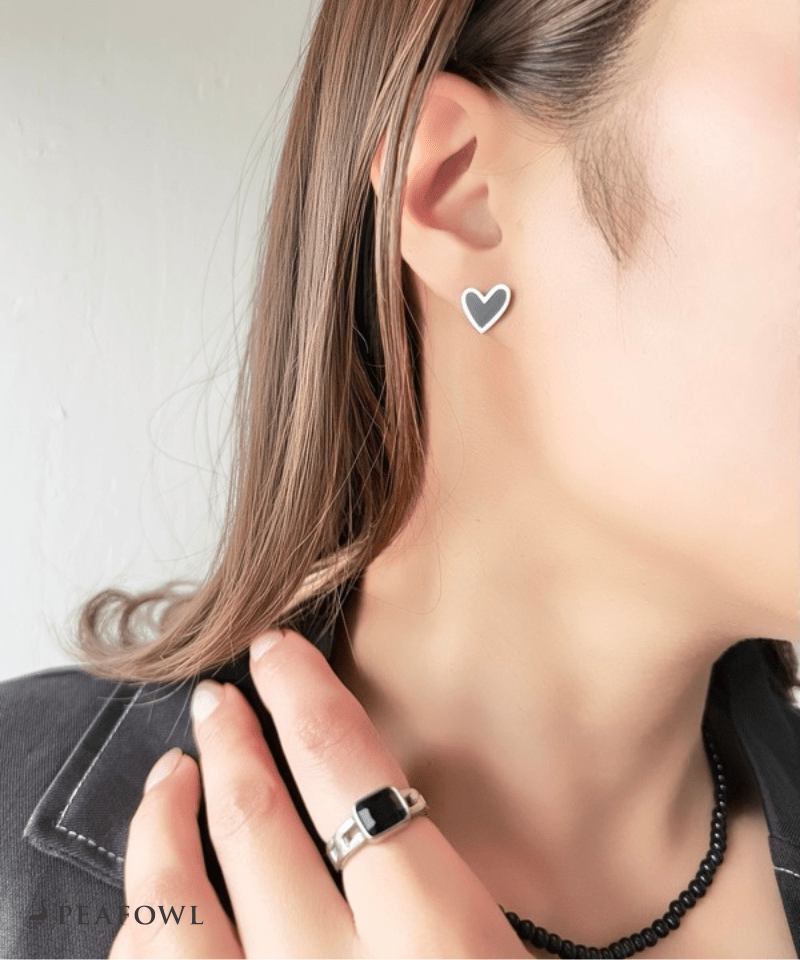 Simple Heart Pierce - peafowl