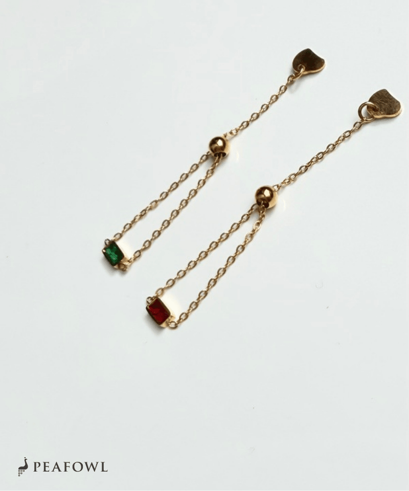 Slider Chain Ring - peafowl