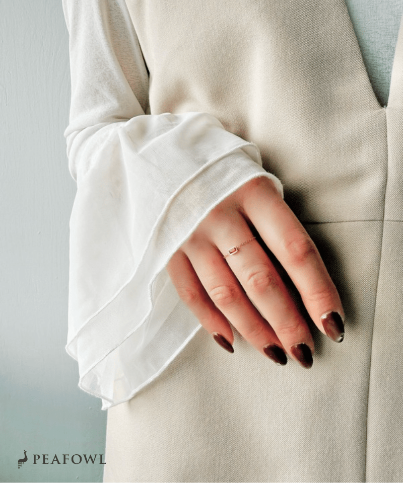 Slider Chain Ring - peafowl