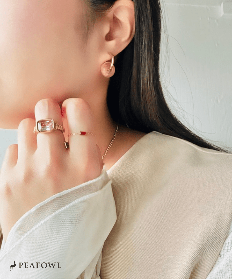 Slider Chain Ring - peafowl