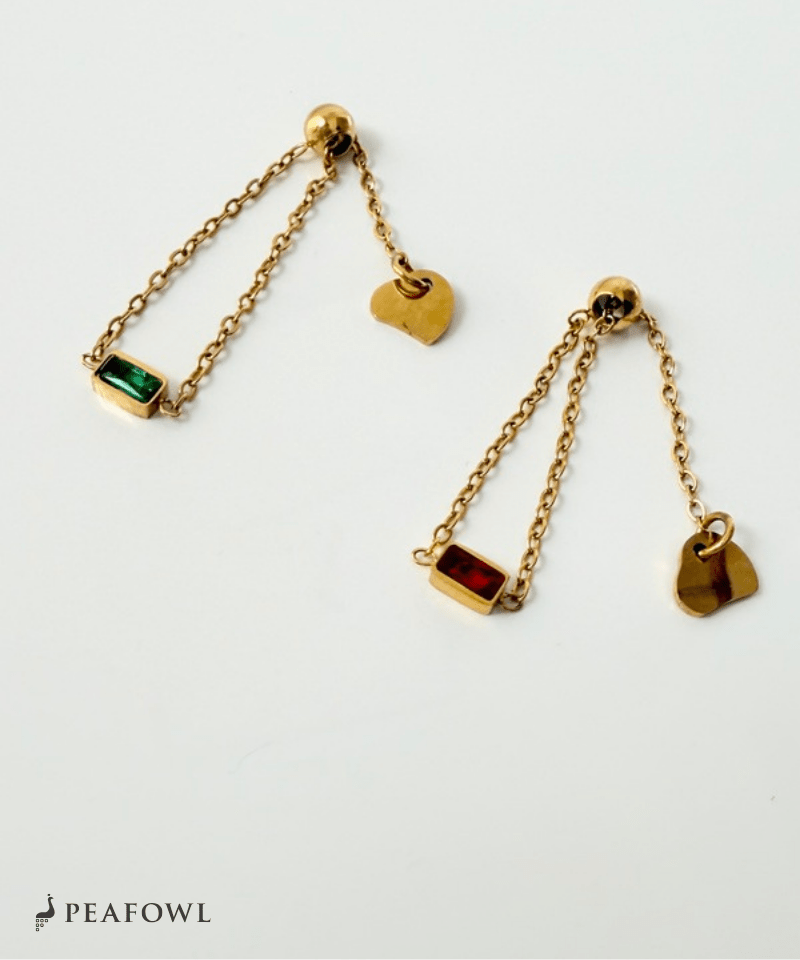 Slider Chain Ring - peafowl
