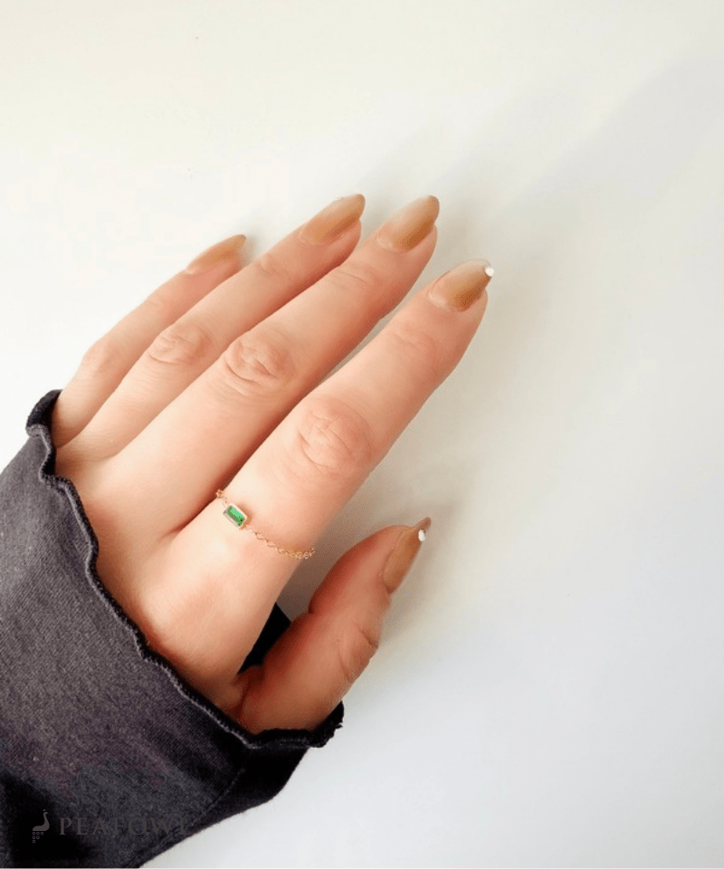 Slider Chain Ring - peafowl