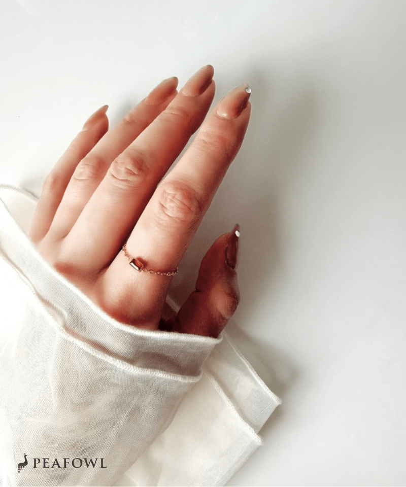 Slider Chain Ring - peafowl