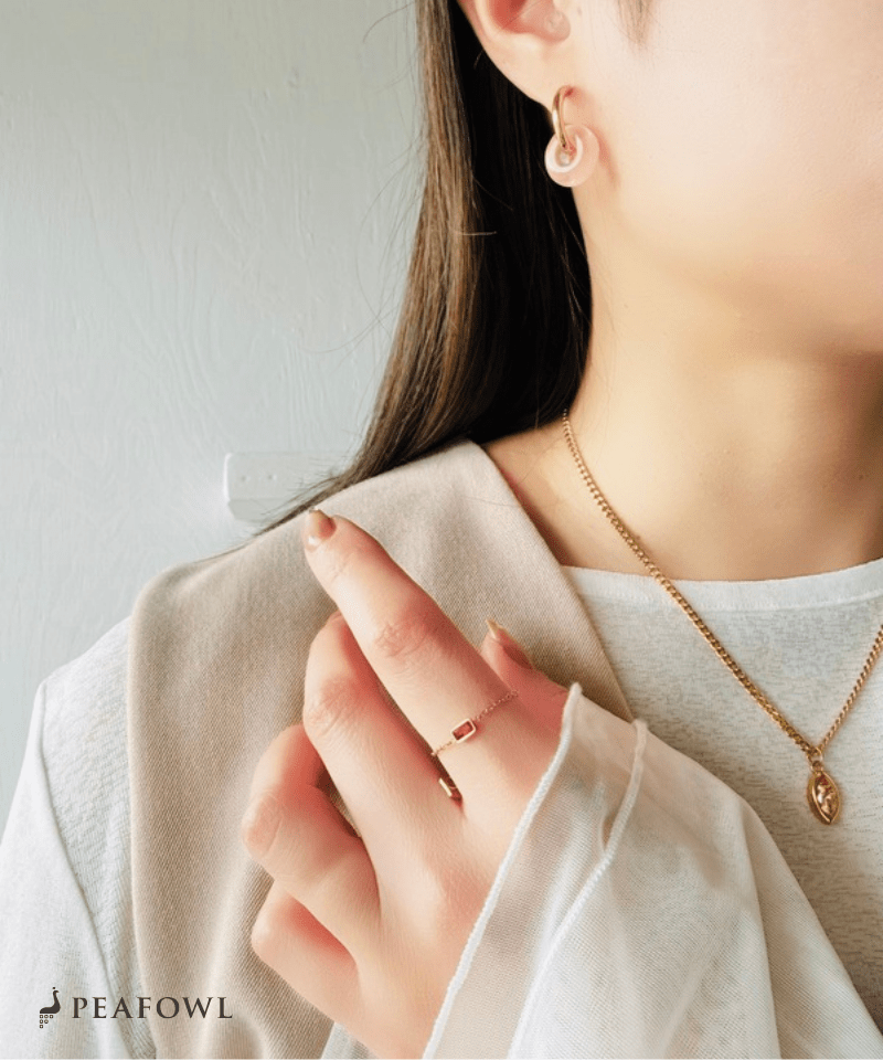 Slider Chain Ring - peafowl